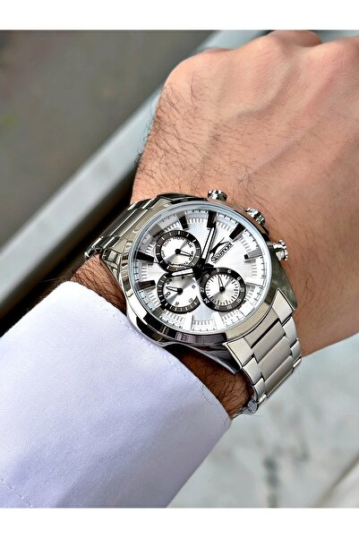 Slazenger Function 5 Atm Waterproof Steel Band Men's Wrist Watch 1922.05