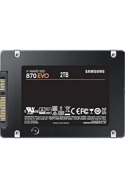 Samsung 2tb 870 Evo Mz-77e2t0bw Sata-3 Ssd Disk - 560-530mb/s