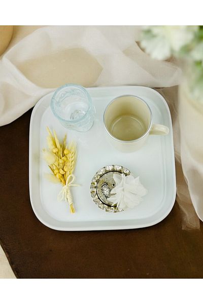 CyzHome Bliss Engagement Groom Coffee Tray