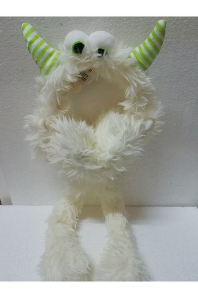 İLHANLAR Luxury Plush Earmuff Beanie Hat with Lightless Moving Sound and Moving Ears 6~14 Years Old