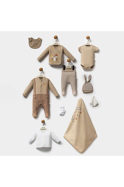 Moi Noi Hedgehog Baby Hospital Discharge Set of 10 - Mnb2050
