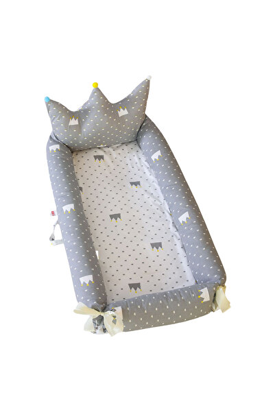 Bumble & Bird - Portable Maxi Baby Nest - Royal Grey