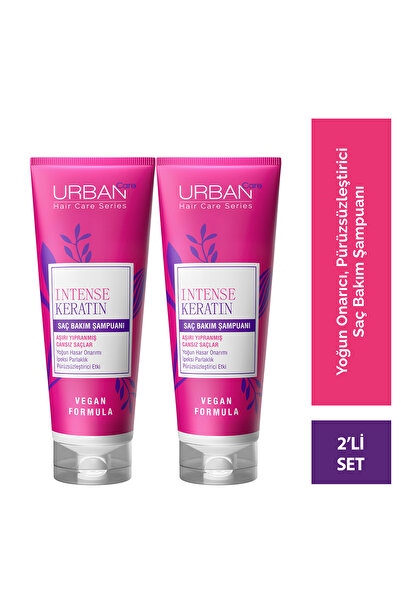 Urban Care Intense & Keratin Aşırı Yıpranmış ve Cansız Saçlara Özel Şampuan S...
