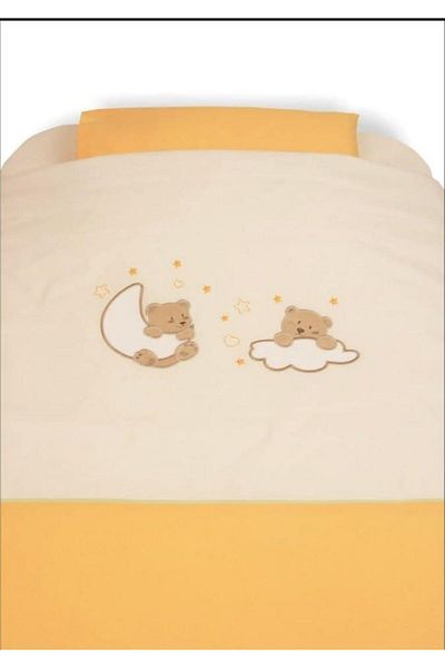 Lolybon Lolibon Good Night Yellow 90X120 Baby Park Bed Sleep Set