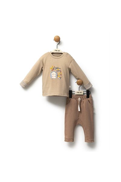 Moi Noi Mnb5270 Model 2-Piece Hedgehog Baby Set