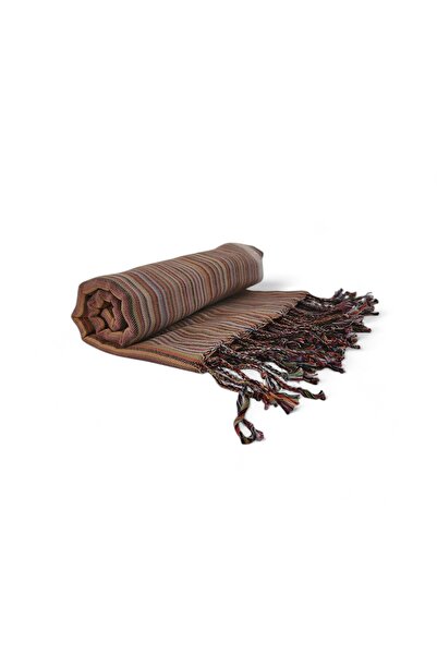 Hedea Earth Color Black Counter Hand Woven Peshtemal