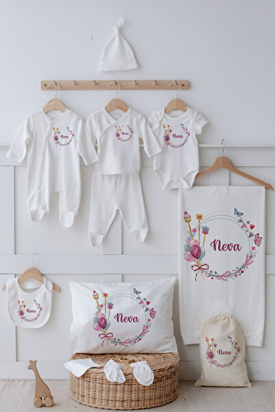 Astral Baby İsimli %100 Organik Pamuk 12'li Hastane Çıkışı Parti Çemberi