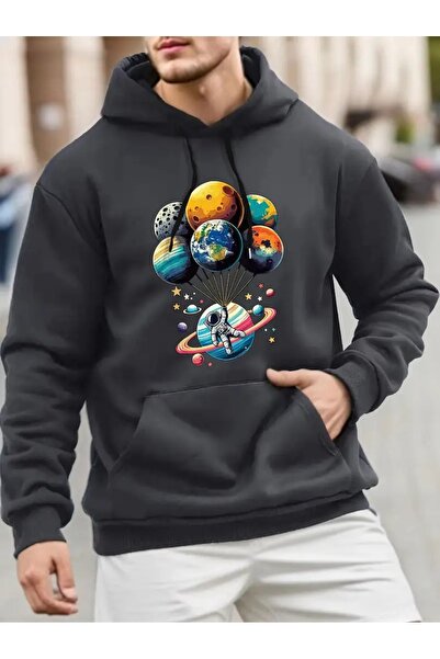 DAXİS Sportwear Company Φούτερ με στάμπα με θέμα το διάστημα