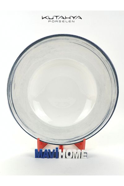 Kütahya Porselen Colorx Series - 27 cm Pit Pasta Plate, Assortment Single