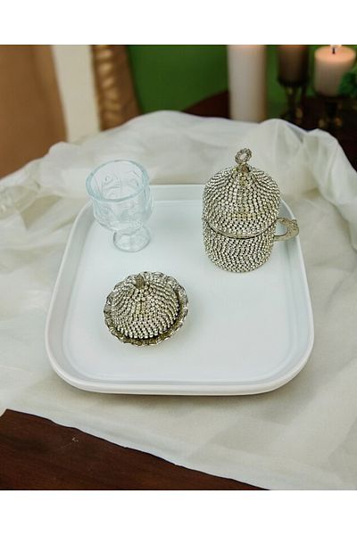 CyzHome Bliss Engagement Groom Coffee Tray