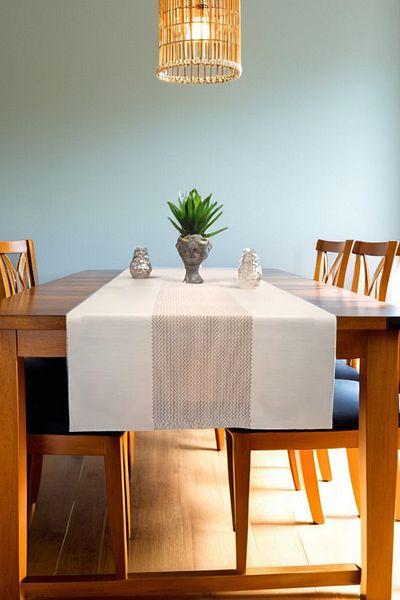 Arma House Runner în carouri tăiat cu laser modern 40*140