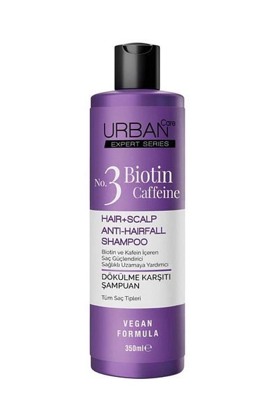 Urban Care مجموعة شامبو خبير مضاد للبيوتين والكافيين - 3x350 مل نباتي