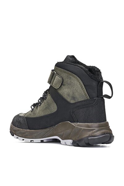 SHOUGO Дитячі зимові черевики з блискавкою, що не пропускають холод, для трекінгу, дощу та снігу