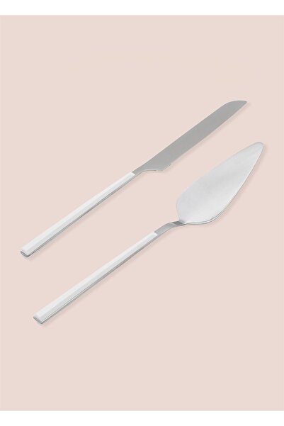 The Mia Bianco Silver Cake Serving Set - 2 Pieces Ckb0249