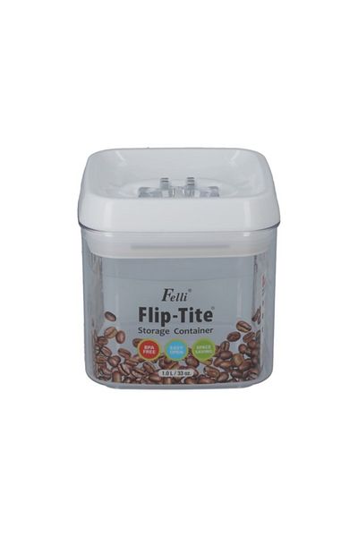 Felli Flip-Tite Square Food Storage Container 1 Liter