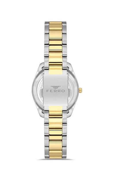 FERRO Fl21502 Women's Wristwatch - Silver-Gold Color