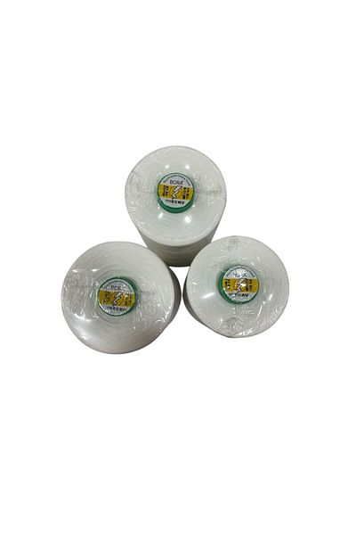 KARTAŞ 3 τμχ 500g κλωστή ραπτικής μάρκας BORA (ΛΕΥΚΟ)