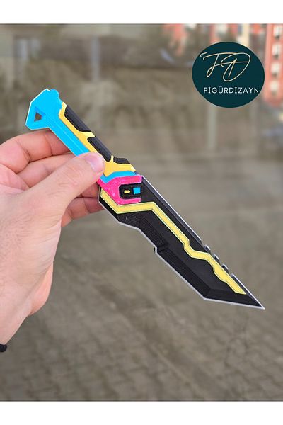 FigürDizayn Valorant Delipop Knife - Plastic Figure