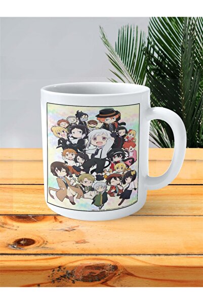 ART HEDİYE Bungou Stray Dogs Wan! Baskılı kupa bardak kişiye özel model 3