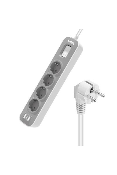 VEA Ve-nova104 A Class 4-Plus Switched 1.5 Meter Current Protected Group Socket (MADE IN MALAYSIA)