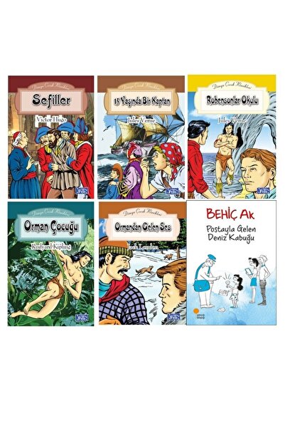 Parıltı Yayınları POSTAYLA GELEN DENİZ KABUĞU,SEFİLLER,ORMAN ÇOCUĞU ORTAOKUL ...