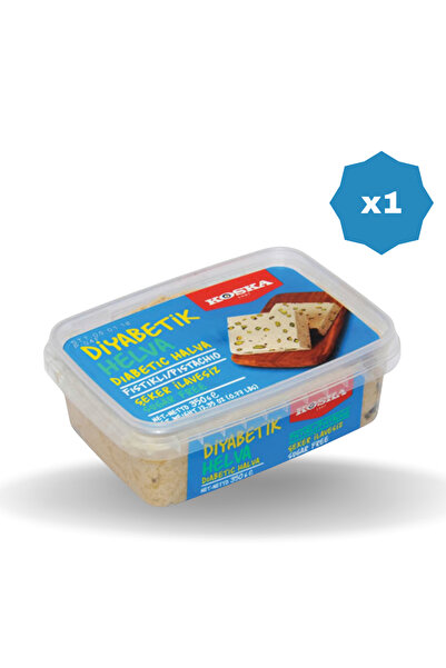 Koska الحلاوة الطحينية بالكاكاو لمرضى السكري 350 جرام. - (1 قطعة)