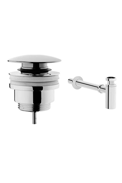 Artema VitrA A45123 Lavabo Sifonu, T Tipi, Krom