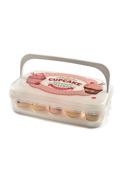 Snips Vintage Dishwasher Safe Rectangular Cupcake Carrier 7 Liter 00