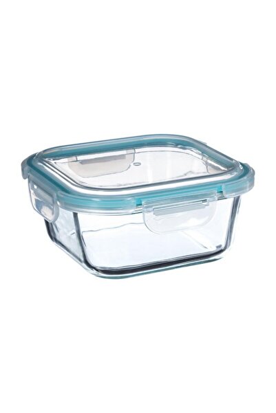 Five Simply Smart 3-Piece GM Clipeat Square Glass Food Conservation Box