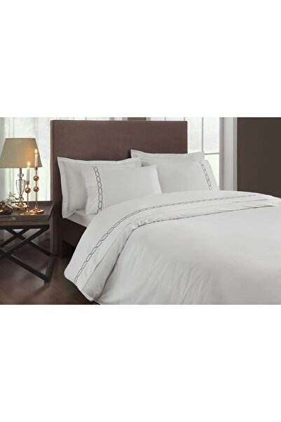 Taç KRISTAL DELUX SATEN ÇİFT KİŞİLİK NEVRESİM TAKIMI 200X220CM