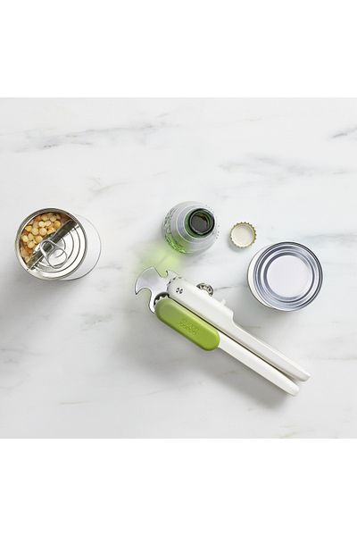 Joseph Joseph Can Opener Pivot 3 in 1 White Green