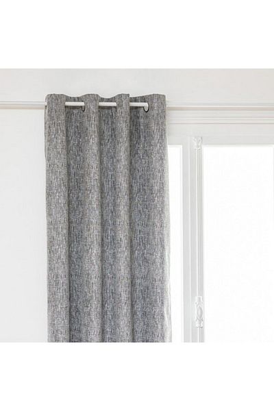 Atmosphera Blackout Curtain Slate 140 x 260cm
