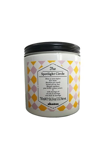 Davines The Spotlight Circle Matte Shine Conditioning Care Mask for Hair 750 ml