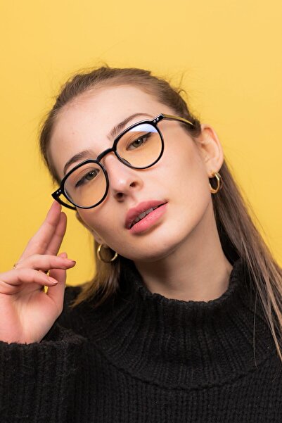 Focus On نظارة ويلسون باللون الأسود مع فلتر الضوء الأزرق