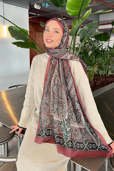 lamelif.com شال قطني بنمط ريترو