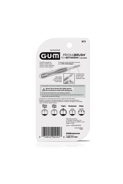 GUM Proxa Brush Go Betwens - 10-Purpose Flexible Wintershoe