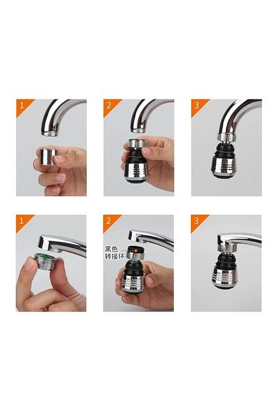 Epilons Practical 2-Mode Water Saving Tap Head - Short