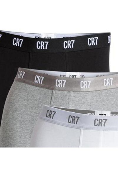 CR7 Mens Basic, Trunk, 3-pack Pure Cotton