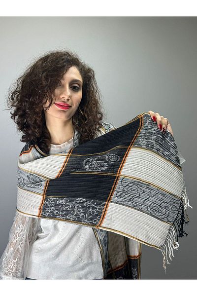Gönülden Tasarım ΜΑΛΑΚΟ ΣΧΕΔΙΟ UNISEX Φουλάρι 170X40 CM
