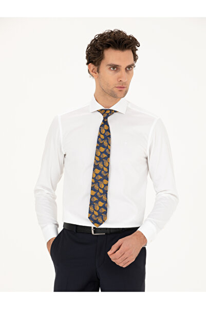 Cacharel Beyaz Slim Fit Pamuk Klasik Gömlek 50287784-VR013