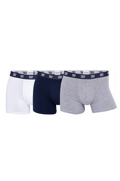 CR7 Mens Basic, Trunk, 3-pack Pure Cotton