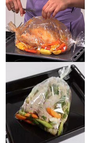 Marsilyan 8 Pieces Fireproof Non-Stick Oven Bags Ieg-U87I5869