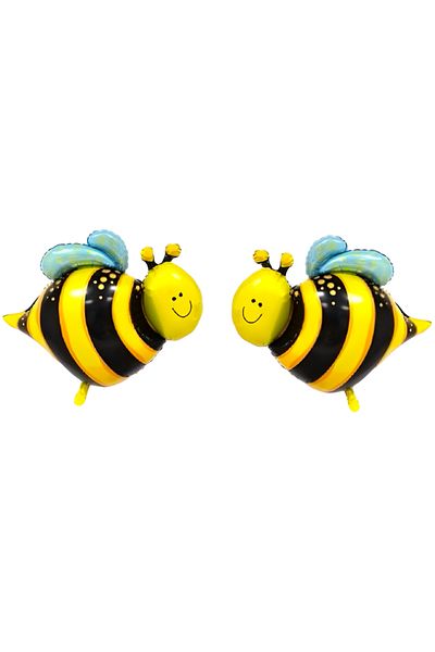 Çemrek Süs Parti Set of 2 Bee Foil Balloons