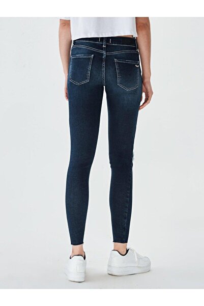 Ltb Lonıa Frınge Clary Low Waist Skinny Wash Women's Jean Pants