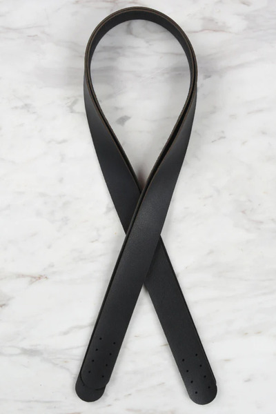 FOLD Çift Dikmeli Çanta Sapı Siyah 70 Cm Çanta Askısı