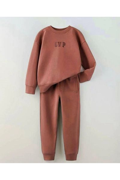 Soft kids Coffee Printed Bottom Top Suit Comfortable Fit