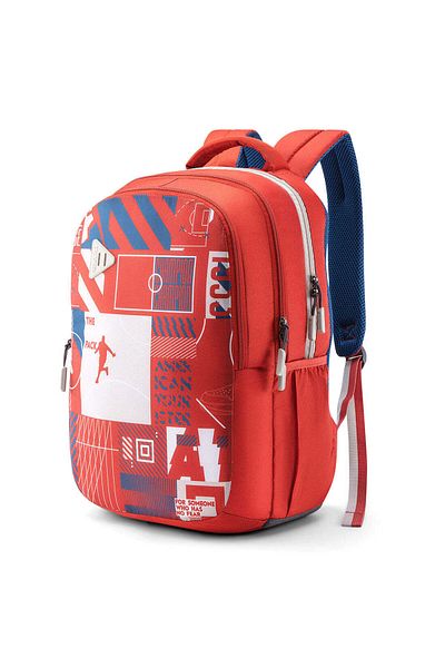 American Tourister QUAD+ BP02 أحمر عميق