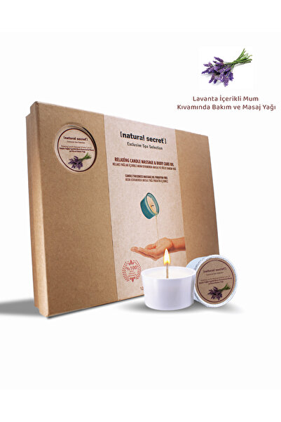 Natural Secret زيت العناية بالجسم والتدليك بمحتوى اللافندر 12 قطعة × 40 مل / ...