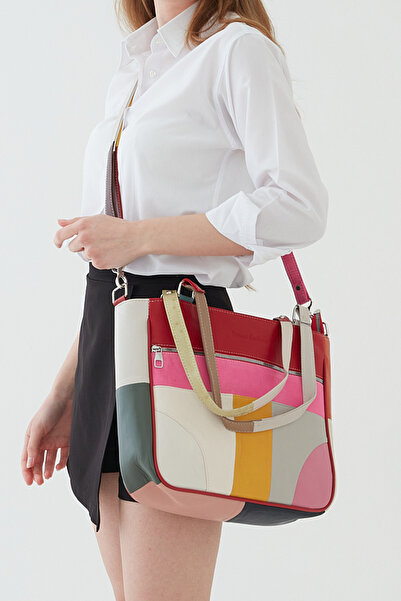 Rosso Collina Τσάντα ώμου από γνήσιο γνήσιο δέρμα Τσάντα ώμου Τσάντα χιαστί Τσάντα Messenger Τσάντα Τσάντα Ταχυδρόμος Τσάντα Mother Young