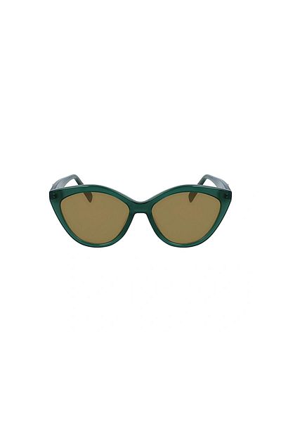 Longchamp Lo 730s 303 56 Damen Cat Eye Grüne Knochen Sonnenbrille